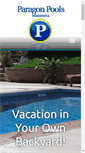 Mobile Screenshot of paragonpoolandspa.com